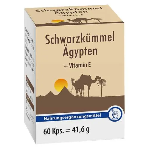 Schwarzkümmel Ägypten + E Kapseln, 60 St