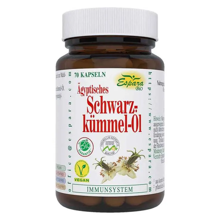 Schwarzkümmelöl Bio Kapseln, 70 St