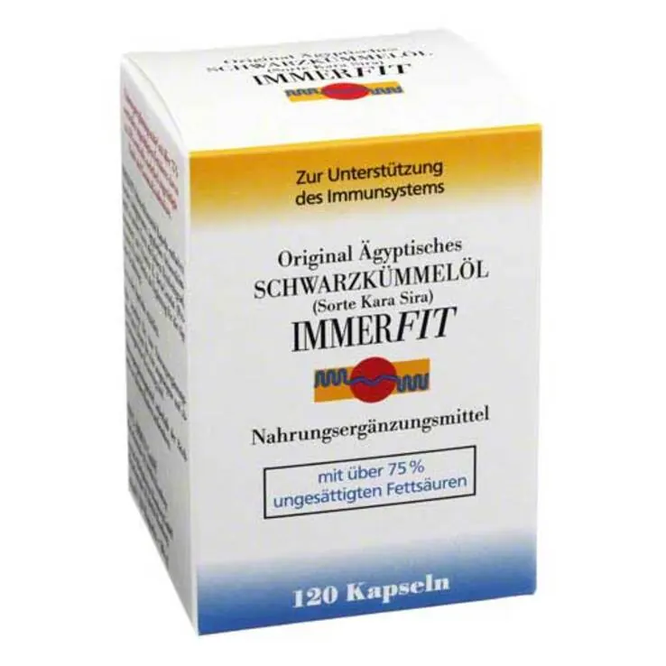 Schwarzkümmelöl Immerfit Kapseln, 120 St