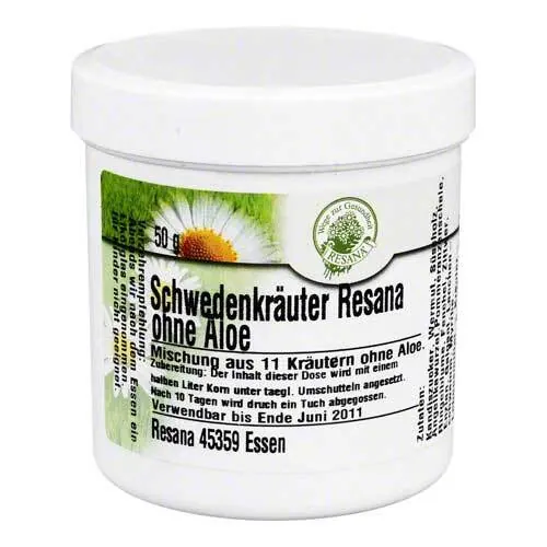 Schwedenkräuter ohne Aloe Pulver, 50 g