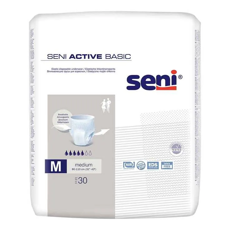 Seni Active Basic Inkontinenzslip Einmal M, 30 St