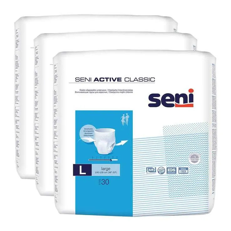 Seni Active Classic Inkontinenzslip Einm.large, 3X30 St
