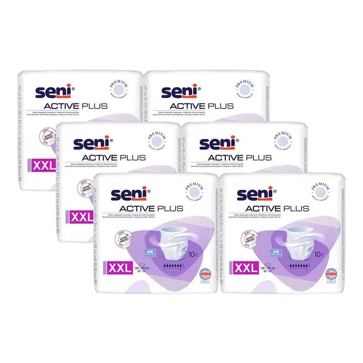 Seni Active Plus Inkontinenzslip Einmal XXL, 6X10 St
