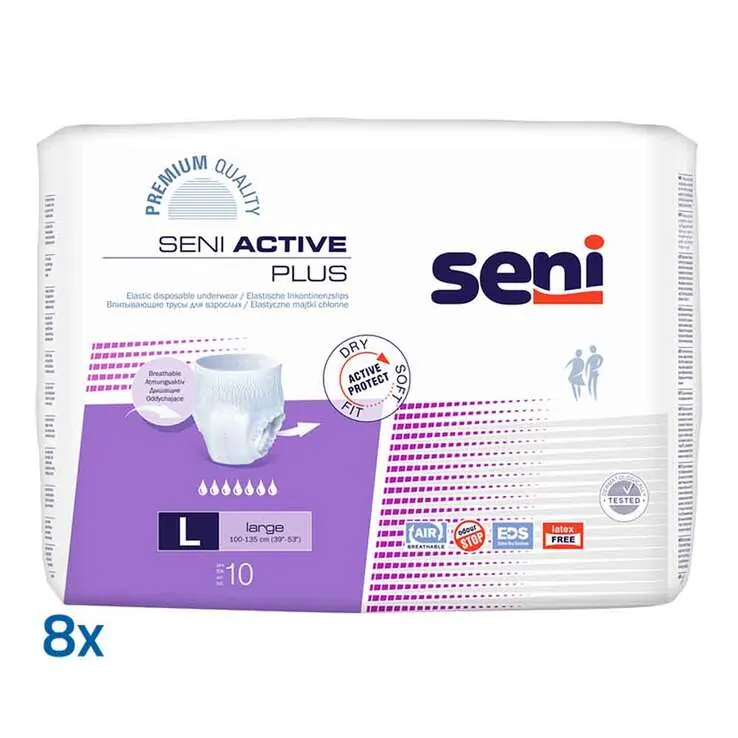 Seni Active Plus large, 8X10 St