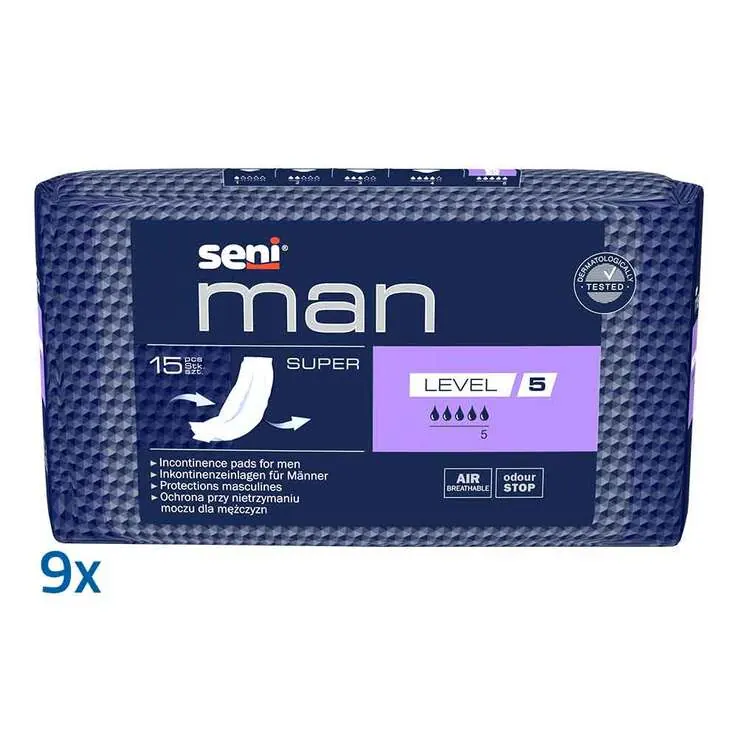 Seni Man Inkontinenzeinlage super Level 5, 9X15 St
