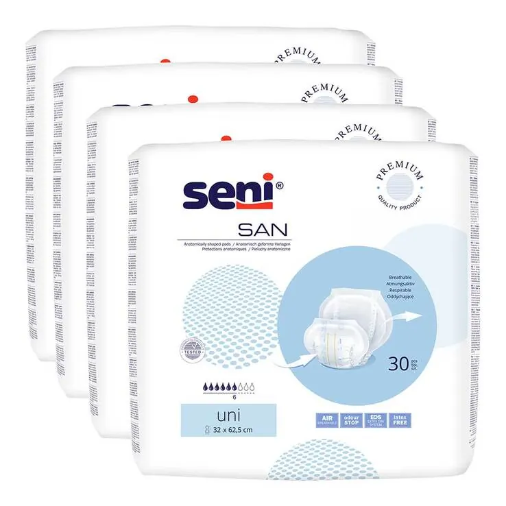 Seni San anatomische Windel uni, 4X30 St