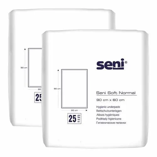 SENI Soft Normal Bettschutzunterlage 60x90 cm, 2X25 St