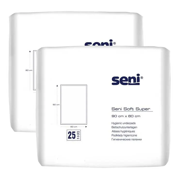 Seni® Soft Super Bettschutzunterlage 90x60 cm, 2X25 St