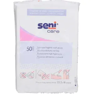 SENIWaschhandschuhemitFolie50St