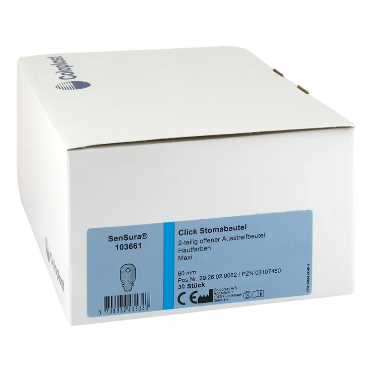 Sensura Click Beutel offen maxi RR60mm haut, 30 St