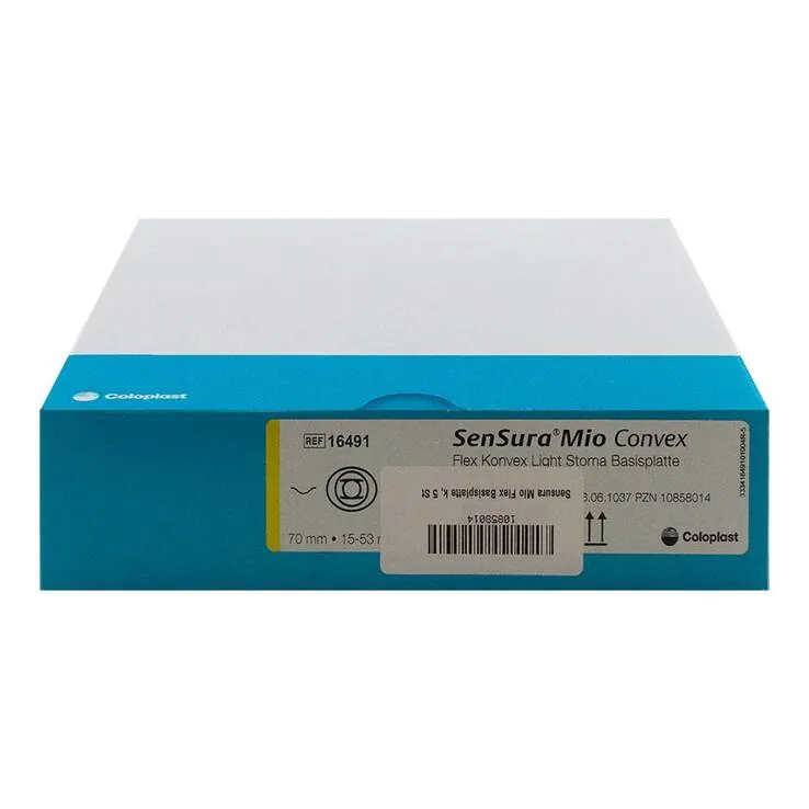 Sensura Mio Flex Basisplatte konvex light RR70 15 - 53mm, 5 St