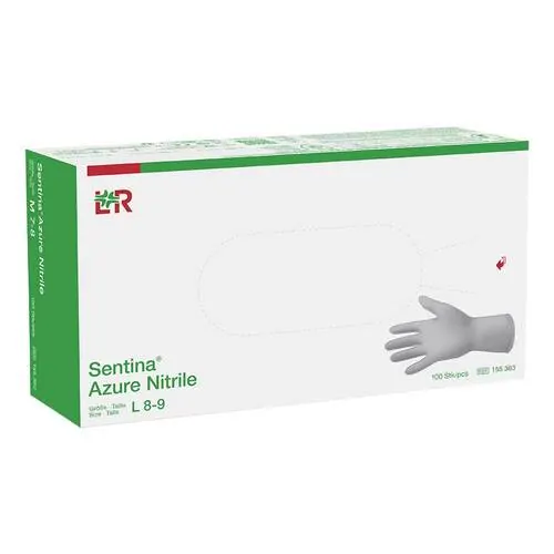 Sentina Azure Nitrile Untersuchungshandschuhe unste.pf L 8-9, 100 St