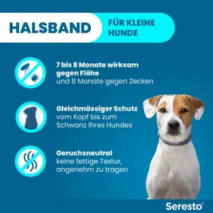 SERESTO1,25g+0,56gHalsbandfürHundebis8kg1St