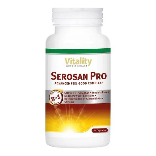 Serosan Pro L-Tryptophan + L-Tyrosin+Ginkgo Kapseln, 60 St