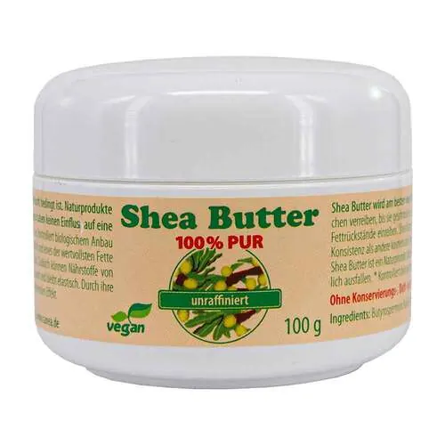 Sheabutter unraffiniert 100% pur, 100 g