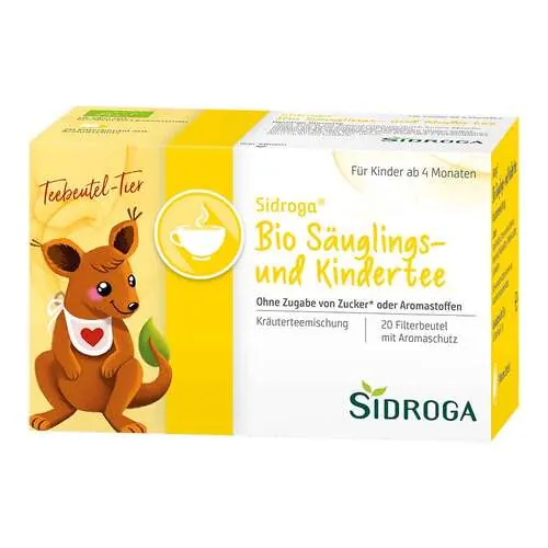 Sidroga Bio Säuglings- und Kindertee Filterbeutel, 20X1.3 g