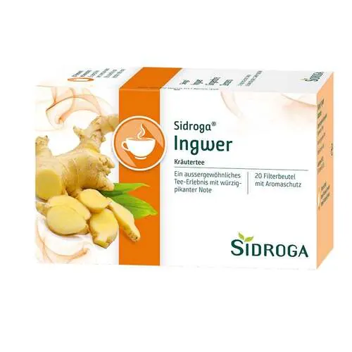 Sidroga Ingwer Tee Filterbeutel, 20X0.75 g