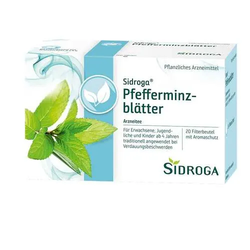 Sidroga Pfefferminzblätter Tee Filterbeutel, 20X1.5 g