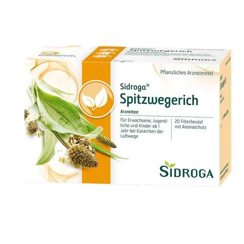 Sidroga Spitzwegerich Tee Filterbeutel, 20X1.4 g