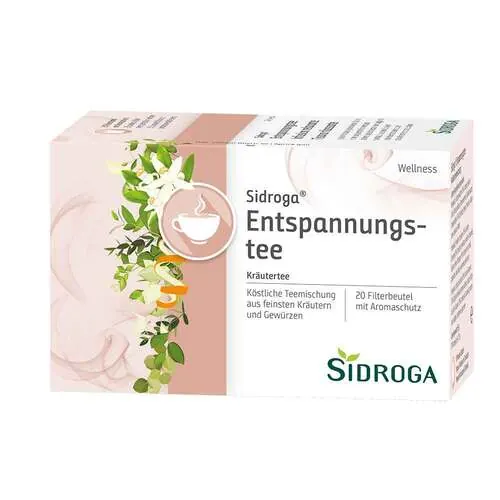 Sidroga Wellness Entspannungstee Filterbeutel, 20X1.75 g
