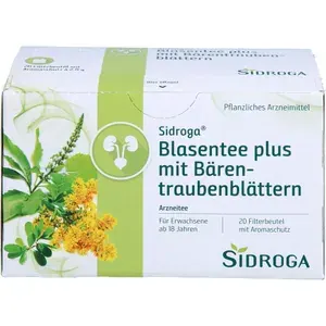 SIDROGABlasenteeplusmitBärentraubenblättern20X2,0g