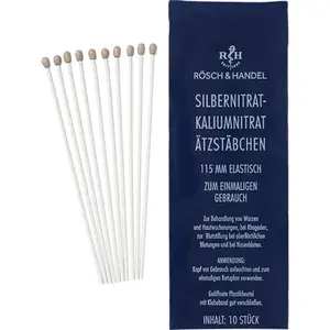 SILBERNITRAT-Kaliumnitr.Ätzstäb.Ätzstift115mmel.10St