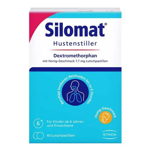 Silomat Hustenstiller Dmp mit Honig-Geschm.7,7mg Lup, 40 St