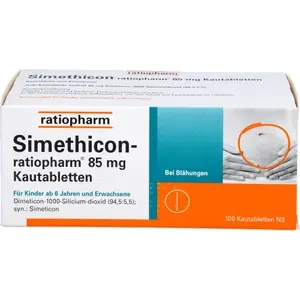 SIMETHICON-ratiopharm85mgKautabletten100St