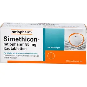 SIMETHICON-ratiopharm85mgKautabletten50St