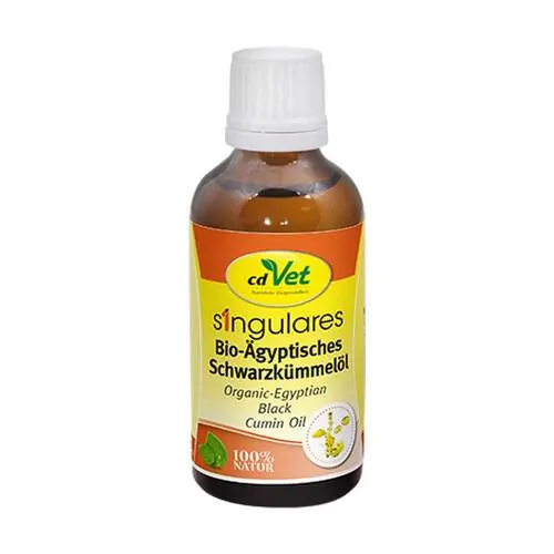 Singulares Bio-ägyptisches Schwarzkümmelöl vet. (für Tiere), 50 ml
