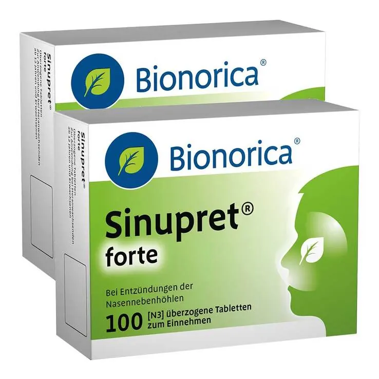Sinupret forte überzogene Tabletten, 2x100 St