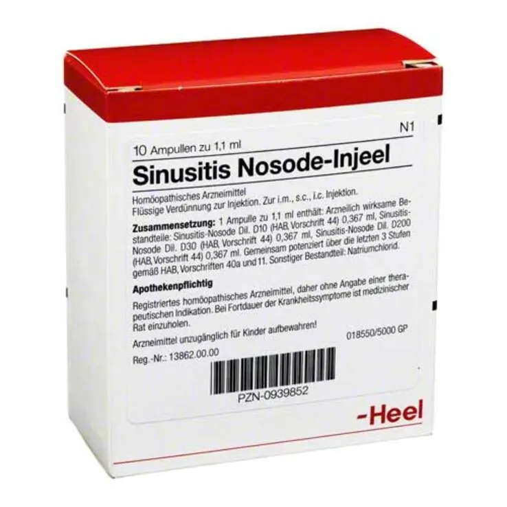 SINUSITIS Nosode Injeel Ampullen, 10 St