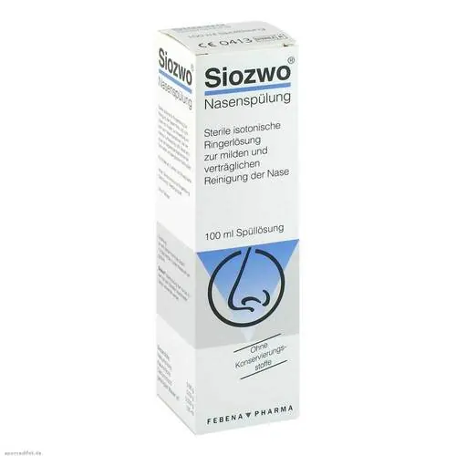 Siozwo Nasenspülung Konservierungsstofffrei, 100 ml