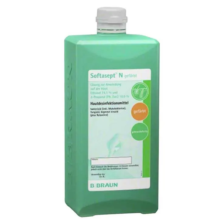 Softasept® N gefärbt Hautdesinfektionsmittel, 1000 ml