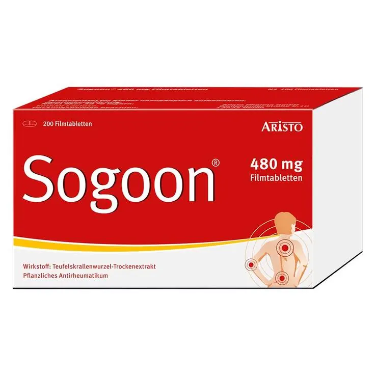 Sogoon Teufelskralle 480 mg Filmtabletten , 200 St