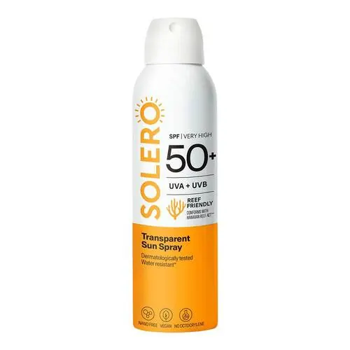 Solero Transparent Spray Lsf 50 + , 200 ml