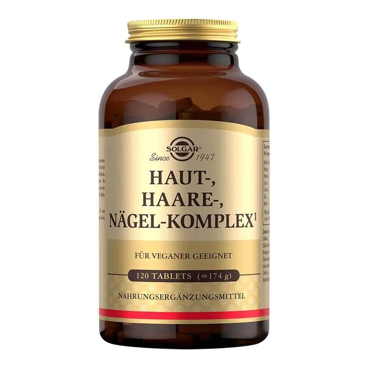 Solgar Haut Haare Nägel Komplex Tabletten, 120 St