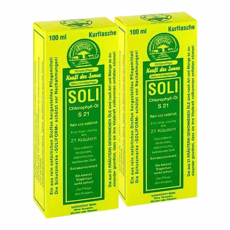 Soli-Chlorophyll-Öl S 21 , 2x100 ml