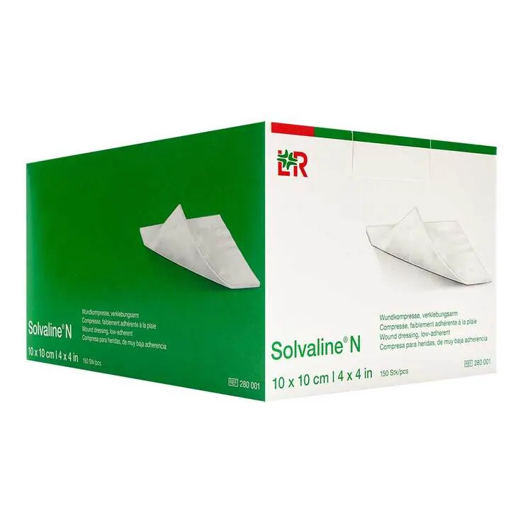 Solvaline N 10x10 cm unsteril Kompressen, 150 St