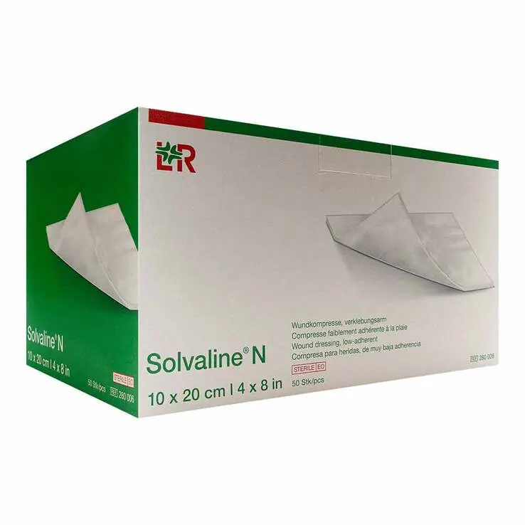 Solvaline N Kompressen 10x20 cm steril, 50 St