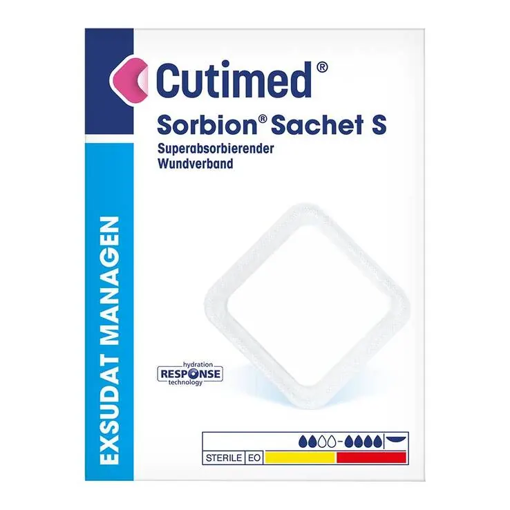 Sorbion Cutimed Sachet S Wundauflage 10x20 cm, 24 St
