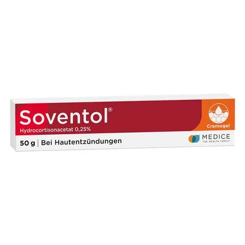 Soventol Hydrocortisonacetat 0,25% Creme, 50 g
