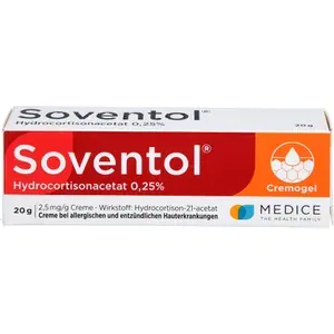 SOVENTOLHydrocortisonacetat0,25%Creme20g
