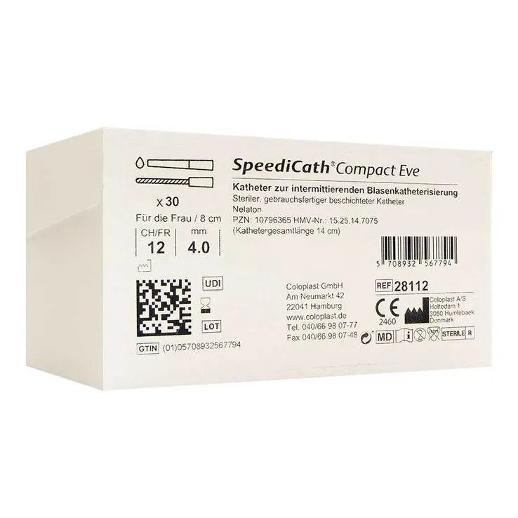 Speedicath Compact Eve Katheter CH 12, 30 St