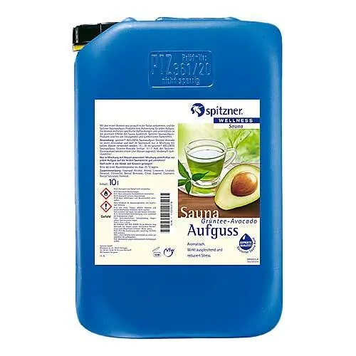 SPITZNER Saunaaufguss Grüntee-Avocado Wellness, 1000 ml