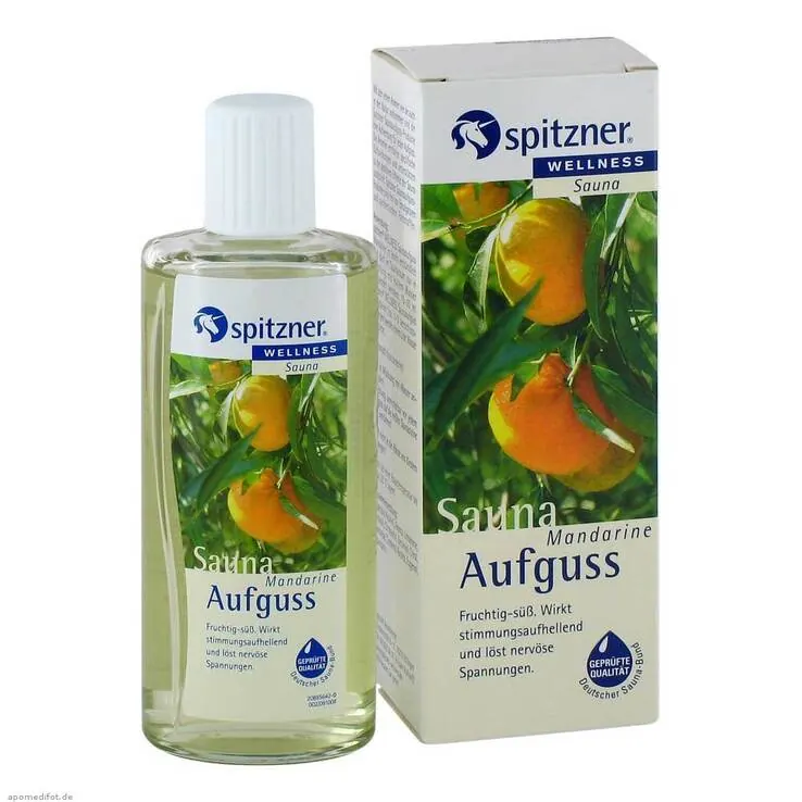 Spitzner Saunaaufguss Mandarine Wellness, 190 ml