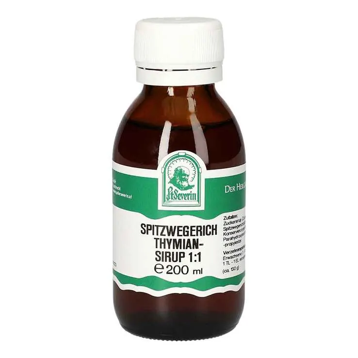 Spitzwegerich Thymiansirup 1:1, 200 ml