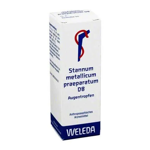 STANNUM METALLICUM praeparatum D 8 Augentropfen, 10 ml