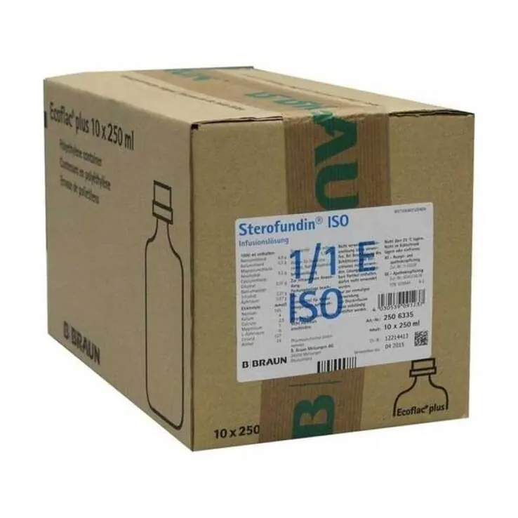 Sterofundin Iso Ecoflac Plus Infusionslösung, 10X250 ml