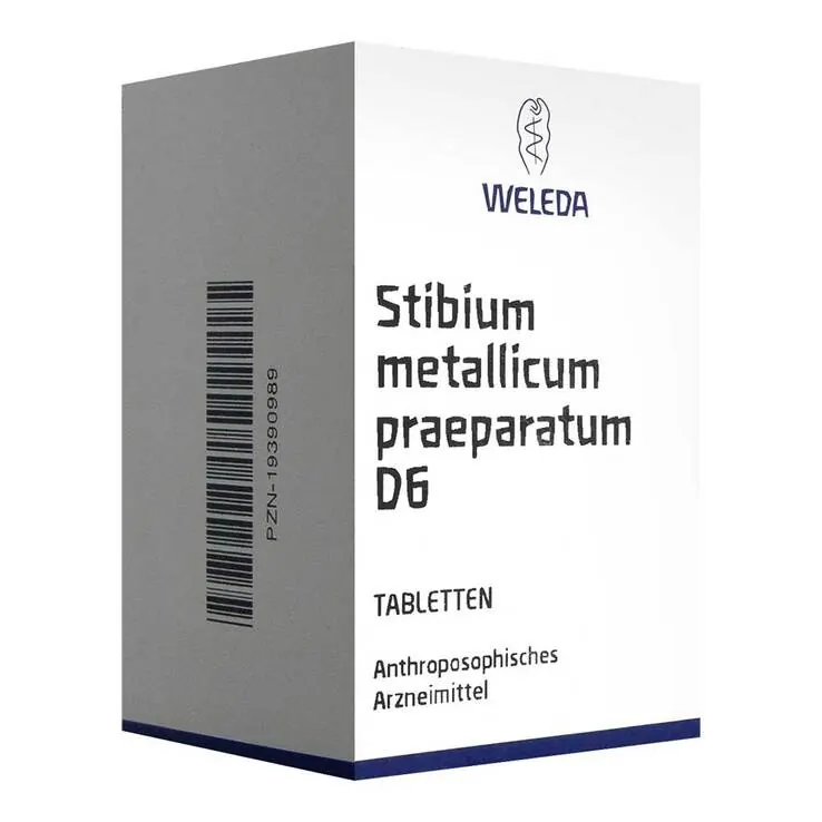 Stibium metallicum praeparatum D 6 Tabletten, 180 St